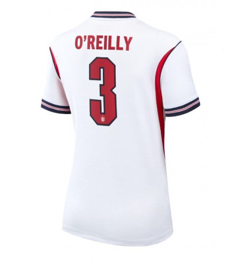Anglie Nico O'Reilly #3 Domácí Dres pro Dámské MS 2026 Krátký Rukáv Anglie Nico O'Reilly #3 Domácí Dres pro Dámské MS 2026 Krátký Rukáv